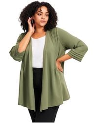 Avenue - Plus Size Cascade Jacket - Lyst
