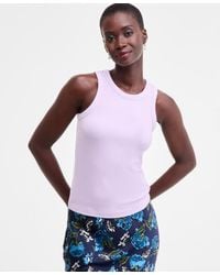 On 34th - Ribbed High-neck Tank Top - Lyst