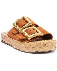 SCHUTZ SHOES - Enola Rope Flat Sandals - Lyst