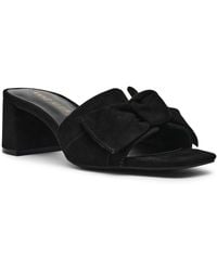 Anne Klein - Kizmet Knot Block Heel Dress Sandals - Lyst