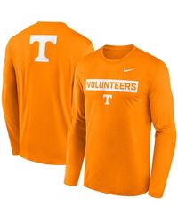 Nike - Tennessee Volunteers Primetime Campus 2-hit Legend Long Sleeve T-shirt - Lyst