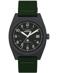 Timex - Mechanical Automatic Eco-conscious Fabric Watch - Lyst