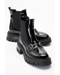 Prologue Shoes - Vesper Buckled Chelsea Boot () - Lyst