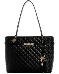 Guess - Idra Noel Large Quilted Tote Bag - Lyst