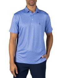 Tailorbyrd - Carts And Byrds Printed Performance Polo - Lyst