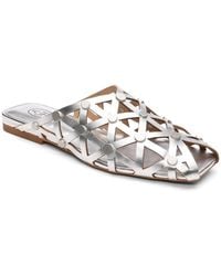 Ash - Bone Slip-on Mule Flats - Lyst