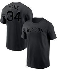 Nike - David Ortiz Boston Red Sox Name & Number T-shirt - Lyst