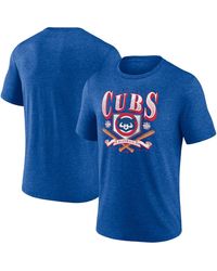 Fanatics - Chicago Cubs Home Team Tri-blend T-shirt - Lyst