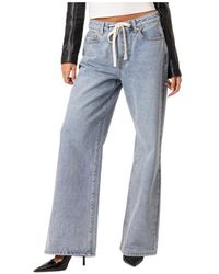 Edikted - Wynn Low Rise Oversized Jeans - Lyst