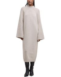 Barbour - Knitted Vera Midi Dress - Lyst