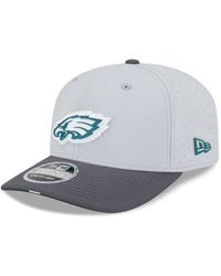 KTZ - Gray/graphite Philadelphia Eagles 2025 Nfl Training Camp 9seventy Adjustable Hat - Lyst