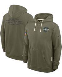 Nike - New York Jets 2025 Salute To Service Sideline Standard Issue Dri-fit Hoodie - Lyst