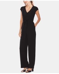 Vince Camuto Tie-waist Jumpsuit - Black