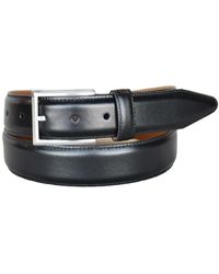 Lejon Executive Full Grain Leather Dress Belt - Black