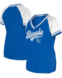 KTZ - Kansas City S Gameday Raglan V-neck T-shirt - Lyst