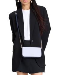 Kate Spade - Devin Saffiano Leather Flap Chain Wallet - Lyst