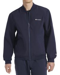 Champion - Logo Varsity Bomber Jacket - Lyst
