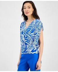 INC International Concepts - Surplice V-neck Top - Lyst