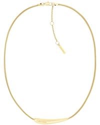 Calvin Klein - Linear Drop Necklace - Lyst