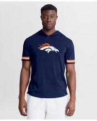 Fanatics - Navy Denver Broncos Optimal Play Short Sleeve Hooded T-shirt - Lyst