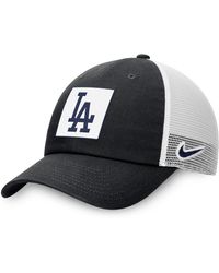 Nike - Black Los Angeles Dodgers Rise Adjustable Trucker Hat - Lyst