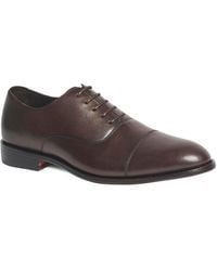 Anthony Veer - Clinton Cap-toe Oxford Leather Dress Shoes - Lyst