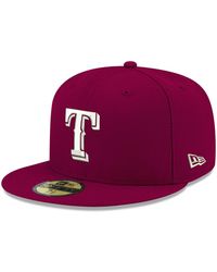 KTZ Texas Rangers Fall Prism Pack 59fifty-fitted Cap in Gray for Men