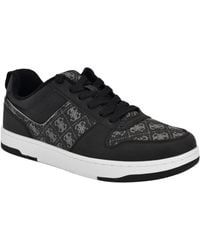 Guess - Tryon Branded Lace Up Fashion Sneakers - Lyst