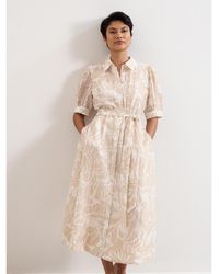 Phase Eight - Delphine Belted Midi Shirt Dress - Lyst