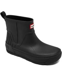 HUNTER - Wales Waterproof Rain Booties From Finish Line - Lyst