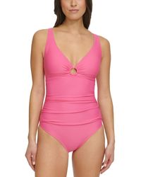 Tommy Hilfiger - O-ring One-piece Swimsuit - Lyst