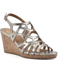 White Mountain - Flaming Wedge Sandals - Lyst