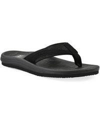 White Mountain - Bays Round Toe Flat Sandals - Lyst