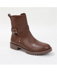 BERNESS - Parvin Moto Booties - Lyst