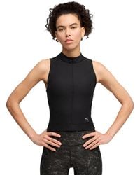 PUMA - Cloudspun Quarter-zip Tank Top - Lyst