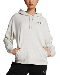 PUMA - Live In Cotton Pullover Logo Hoodie - Lyst