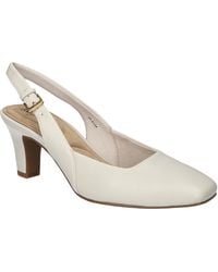 Easy Street - Ritsa Square Toe Slingback Pumps - Lyst