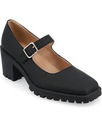 Journee Collection - Gladys Lug Sole Mary Jane Pumps - Lyst