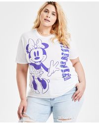 Disney - Trendy Plus Size Minnie Mouse Graphic Print T-shirt - Lyst