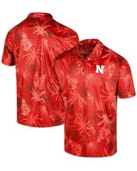 Colosseum Athletics - Nebraska Huskers Big And Tall Palms Polo Shirt - Lyst