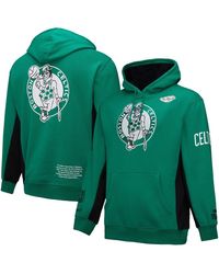 Mitchell & Ness - Boston Celtics Hardwood Classics Team Origins Fleece Pullover Hoodie - Lyst