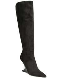 AAJ By Aminah - Indigo Tall Dress Boots - Lyst