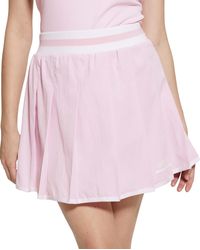 Guess - Arleth Pleated Pull-on Logo Tennis Skirt - Lyst
