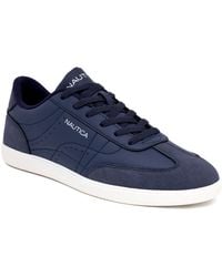 Nautica - Iod Lace Up Court Sneakers - Lyst