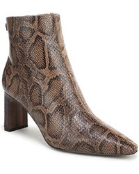 Sam Edelman - Saige Zipper Ankle Booties - Lyst