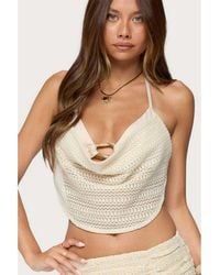 Edikted - Anja Backless Layered Bra Top - Lyst