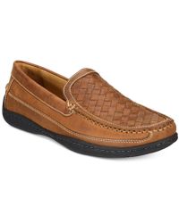 orson woven leather venetian drivers