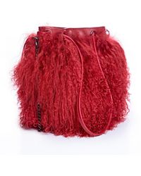 Julia & Stella By Maximilian - Shearling Bag - Lyst