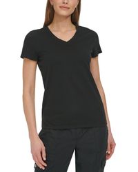 DKNY - Sport V-neck Short-sleeve T-shirt - Lyst