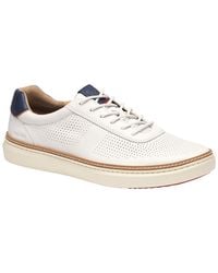 Johnston & Murphy - Mcguffey 2 Lace-up Perforated Low-top Leather Sneaker - Lyst